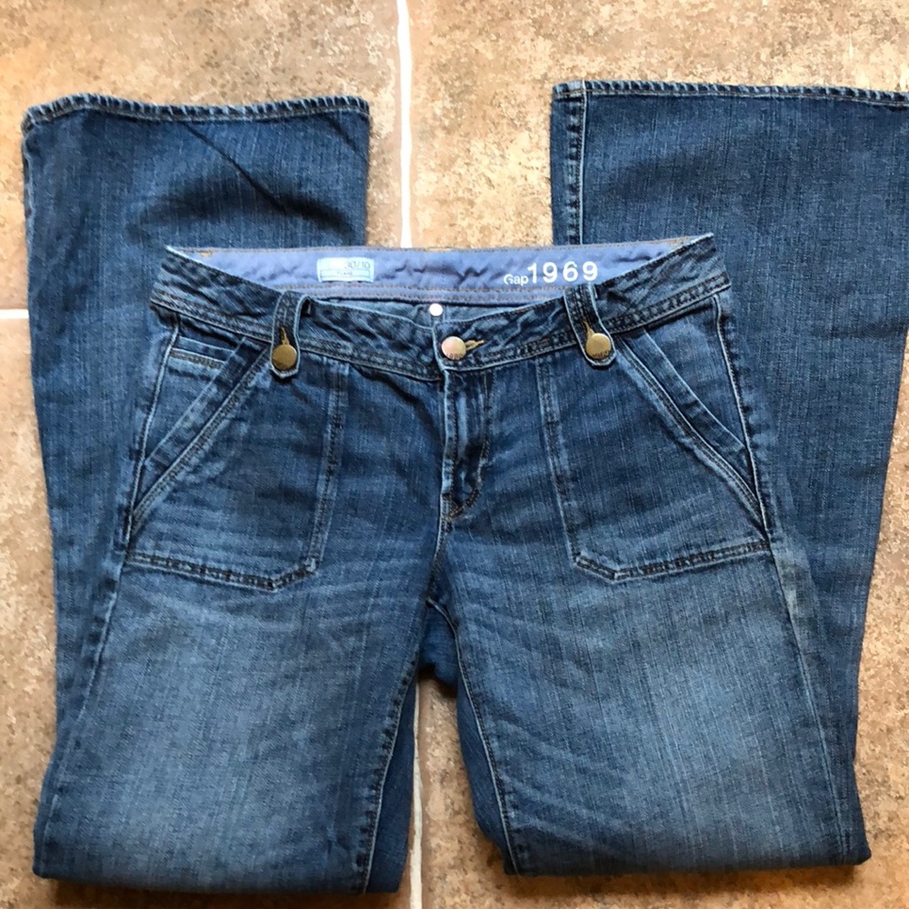 Gap flare jeans
